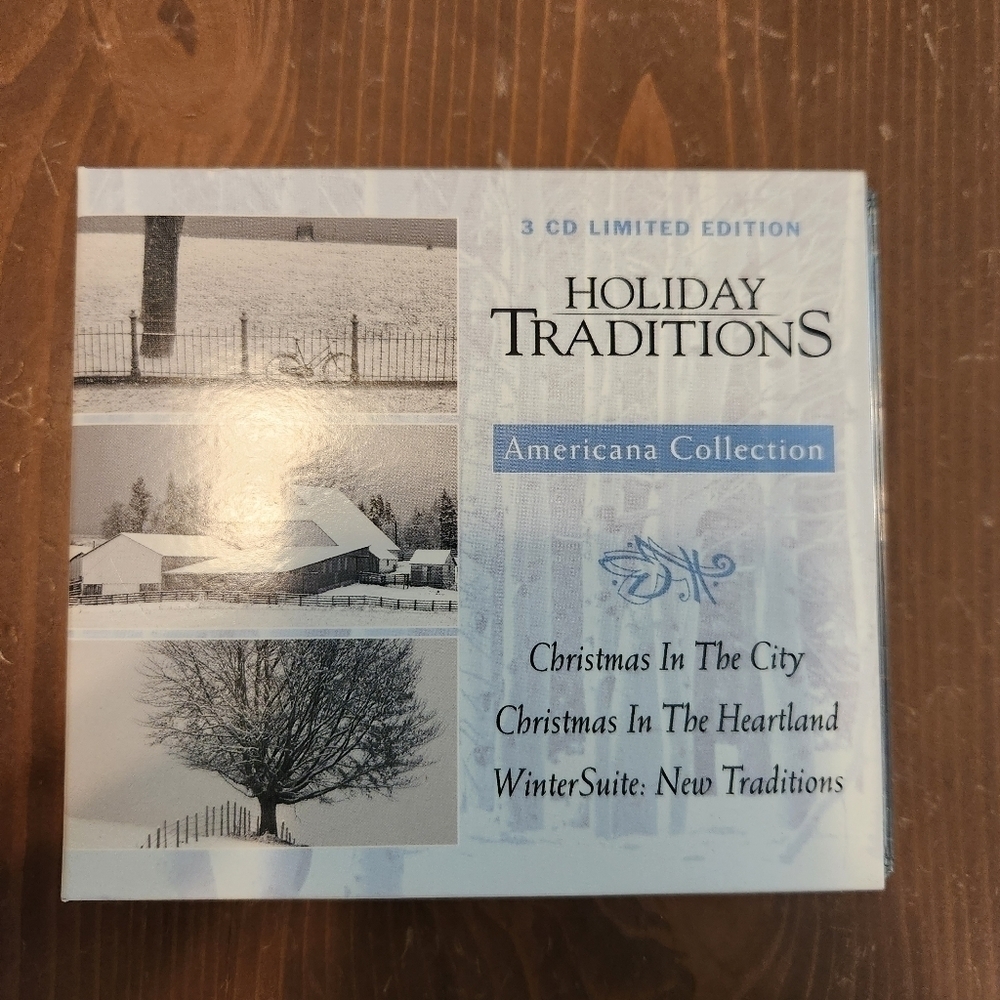 Vtg 1999 Holiday Traditions Americana Collection 3 CD Limited Edition Set